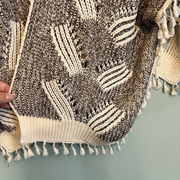Anthropologie Cardigan Sweater Gray One Size - Picture 6 of 7